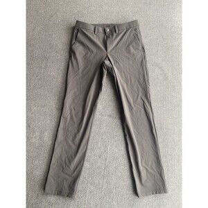 CRZ Yoga Men's Dark Gray Performance Golf Stretch Casual Pants tag 32 (34x31)